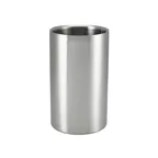 image of Steelite GW003 Wine Bucket Cooler 1 Bottle 4.75" x 4.75" x 8" Non-Insulated Stainless Steel-6/Case