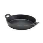image of Steelite GWC183 - Cast Iron Earred Baking Dish, 22.5 oz, 9.25" x 7.25" x 1.75", 7" Diameter, 10/Case