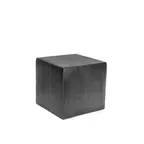 image of Steelite KMK2533ES - 4" L x 4" W x 4" H Square Resin Riser Box, Black, Flip‑Open - 6/Case