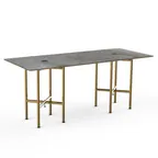image of Steelite MGCCVG01GBXX Mogogo Buffet Solutions Clix Table, 72" x 30" x 30"H, Rectangular, Grey Slate BHP Laminate