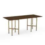 image of Steelite MGCCVG01WBXX Mogogo Buffet Solutions Clix Table, 72" x 30" x 30"H, Rectangular, Bengali Mango Wood BHP Laminate