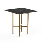 image of Steelite MGCCVS01MBXX Mogogo Buffet Solutions Clix Table, 30x30, Nero Marquina Marble BHP Laminate Top