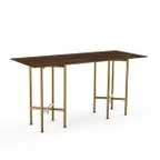 image of Steelite MGCCYG01WBXX Mogogo Buffet Solutions Clix Table, 72" x 30" x 36"H, Rectangular, Bengali Mango Wood BHP Laminate Top