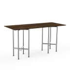 image of Steelite MGCCYG01WSXX Mogogo Buffet Solutions Clix Table, 72" x 30" x 36"H, Rectangular, Bengali Mango Wood BHP Laminate Top