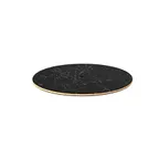 image of Steelite MGSCRTHB0201 Mogogo Buffet Solutions Polo Table Top, 24" dia., round, Nero Marquina marble BHP high pressure laminate
