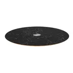 image of Steelite MGSCXTHB0201 Mogogo Buffet Solutions Clix Top, 30" dia., round, Nero Marquina marble BHP laminate