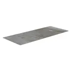 image of Steelite MGSCXTHG0101 Mogogo Buffet Solutions Clix Top, 72" x 30", Rectangular, Grey Slate BHP High Pressure Laminate