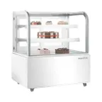 image of Marchia MB48-W 47" Bakery Display – 14.1 cu ft, Glass, 36.6‑47.4°F, R290, Sliding Doors, Shelves