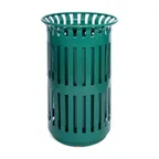 image of Flash Furniture UF-OTB-01-GRN-GG Outdoor/Indoor Trash Receptacle
