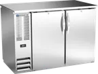 image of Beverage Air BBN48HC-F-PT-S Pass‑Thru Cooler,48"Wx30‑1/8"Dx34"H,12.56 cu ft,4SS Doors,R290,115V1/3HP
