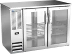 image of Beverage Air BBN48HC-FG-PT-S Cooler, 48"W x 26-1/8"D x 34"H, 12.56 cu ft, 4-Glass Doors, Steel, R290