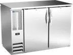 image of Beverage Air BBN48HC-PT-S Pass-Thru Cooler, 48"W x 34"H, 12.56 cu ft, 4 Doors, LED, R290