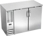 image of Beverage Air BBN48HC-S Cooler, 48" W x 26-3/8" D x 34" H, 12.56 cu ft, Two Doors, LED, R290 1/4 HP