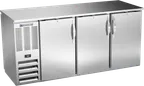image of Beverage Air BBN72HC-PT-S Pass-Thru, 72" x 30-1/8" x 34" (19.6 cu ft), 6 Doors, Stainless, R290