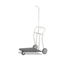 image of Forbes Industries 1575-SS-HB Self-Service Luggage Cart - 28"W x 37"D x 71-3/4"H