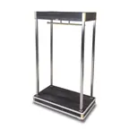 image of Forbes Industries 2508-SS Deluxe Luggage Cart, Brushed Stainless Steel