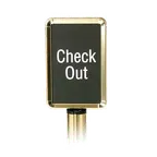 image of Forbes Industries 2760 Crowd Control Stanchion Sign / Frame