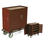 image of Forbes Industries 4403 Beverage Restocking Cart w/ (4) Shelves and (4) Adjustable Drawers 