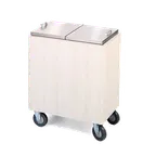 image of Forbes Industries 4420 Insulated Ice Restocking Cart w/ Stainless Steel Interior and Lid