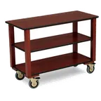 image of Forbes Industries 4645 Service Cart w/ (3) Laminate Shelves - 19" x 44" Top