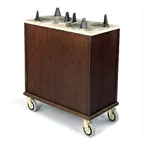image of Forbes Industries 5427 Mobile Plate Dish Dispenser