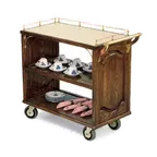 image of Forbes Industries 5557 Traditional Service Cart w/ (3) Shelves, Avonite Top