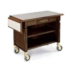 image of Forbes Industries 5578 Room Service Cart w/ (3) Shelves and (1) Drawer, Avonite Top