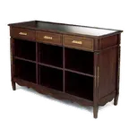 image of Forbes Industries 5984 Waiter's Station w/ (3) Drawers and (3) Open Compartments