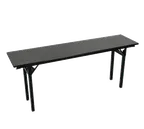 image of Forbes Industries 600-2460B-### 600 Series Training Folding Table, Rectangular, 24" x 60" x 30"H, Laminate Surface, Plywood Core