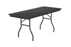 image of Forbes Industries ABS1896##-SWBL Training Folding Table, 18"W x 96"D x 30"H, ABS Plastic Surface, 3/4" Plywood Frame