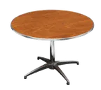 image of Forbes Industries HO24DI-SK Dining Height Indoor 200 Series Round Pedestal Table