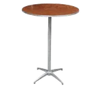image of Forbes Industries HO24DI-SK42 Bar Height Indoor 200 Series Round Pedestal Table