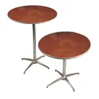 image of Forbes Industries HO30DI-SK Dining Height Indoor 200 Series Round Pedestal Table