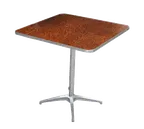 image of Forbes Industries HO3636-SK Dining Height Indoor Square Pedestal Table