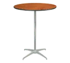 image of Forbes Industries LS4236RD-### Bar Height Indoor Classic Laminate Series Pedestal Table