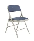 image of National Public Seating 2205 Nps® 2200 Series Deluxe Fabric Upholstered Folding Chair w/ 480 lbs Capacity - Pack of 4