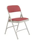 image of National Public Seating 2208 Nps® 2200 Series Deluxe Fabric Upholstered Folding Chair w/ 480 lbs Capacity - Pack of 4