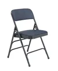 image of National Public Seating 2304 NPS 2300 Series Premium Folding Chair w/ 480 Ib. Weight Capacity - Pack of 4