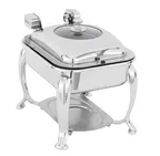 image of Spring USA 2474-6/13 Induction Server, 8.5"W x 12"D x 5.75"H, 1.7 Qt, Stainless Steel Cover, 18/10