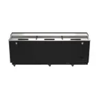 image of Hubert 208072 Kratos 67K-153 Bottle Cooler, 95.25" Width, 33 Cu Ft, Black Top, Built-In Opener