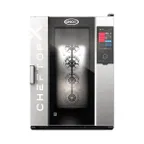 image of UNOX XADA-1011-EXLS-ET Half Size 10 Pan Electric Combi Oven w/ Touchscreen, Left-to-Right Door, 208/240V