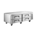 image of Hurakan HKN-CB72R2 72" Chef Base Refrigerator w/ 4 Darwer, 13.6 cu. ft.