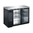 image of Hurakan HKN-GBB2448G 48" Back Bar Cooler w/ Swing Glass Door, 11.2 cu. ft.