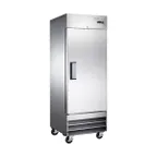 image of Hurakan HKN-GXE23F1E 29" One Solid Door Reach-In Freezer, Bottom Mounted, 23.06 cu. ft.