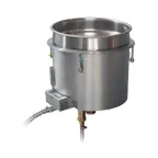 image of Hatco HWBHI-11QTDA Drop-In Heated Well, with Drain & Auto Fill, Round, Insulated