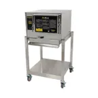 image of AccuTemp P31201E060 SGL 3 Pan LP Gas Boilerless Connected Steamer w/ Stand Mounted, 60.00 BTU