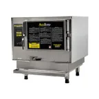 image of AccuTemp P31201E060 LP Gas Countertop Boilerless Connected Steamer w/ 3 Pan, 60.000 BTU