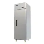 image of Atosa USA MBF8004GRL 29" 1-Solid Door Reach-In Refrigerator, 21.4 cu. ft., Stainless Steel, Top Mounted