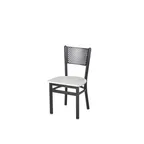 image of BFM Seating 2161CAWR-SB Indoor Polk Chair, Black