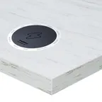 image of BFM Seating 2AW3060-FPC3 30" X 60" Laminate Relic Table Top